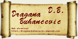 Dragana Buhančević vizit kartica